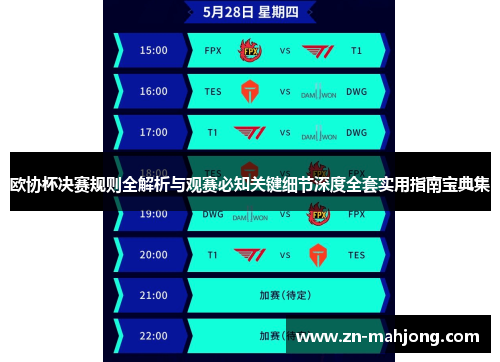 欧协杯决赛规则全解析与观赛必知关键细节深度全套实用指南宝典集 欧协杯决赛规则全解析与观赛必知关键细节深度全套实用指南宝典集